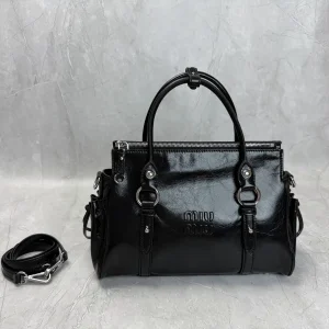 Miu Miu Leather Top Handle Crossbody Bag image 1