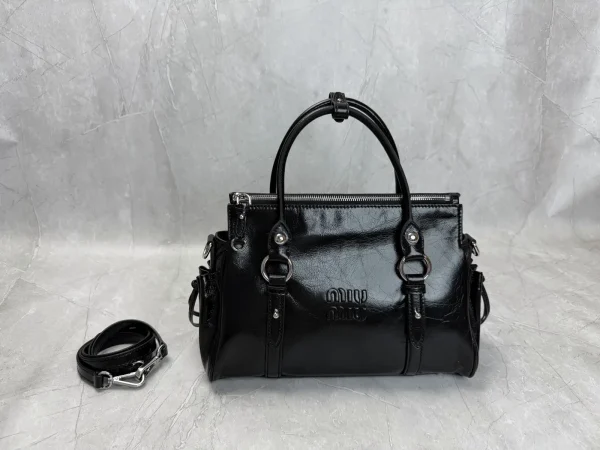 Miu Miu Leather Top Handle Crossbody Bag image 1