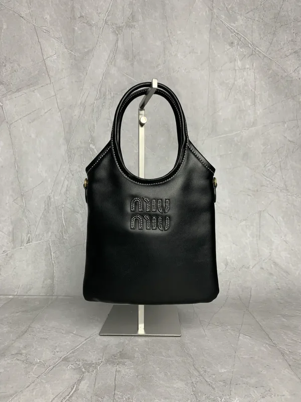 Miu Miu Mini Tote Bag with Embossed Logo image 1