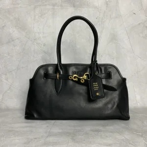 Miu Miu Embossed Logo Top Handle Bag image 1