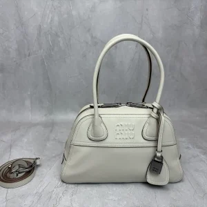 Miu Miu Embossed Logo Top Handle Bag image 1