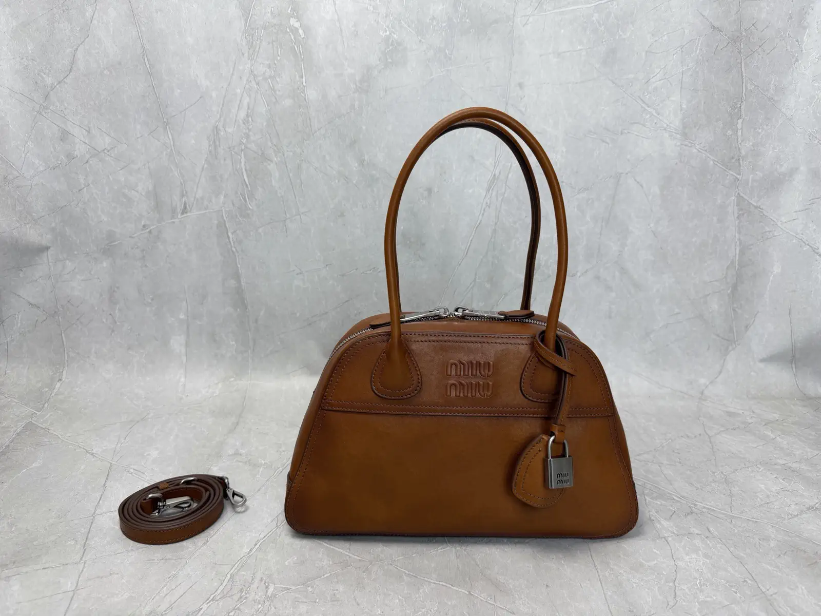 Miu Miu Leather Top Handle Bag image 1