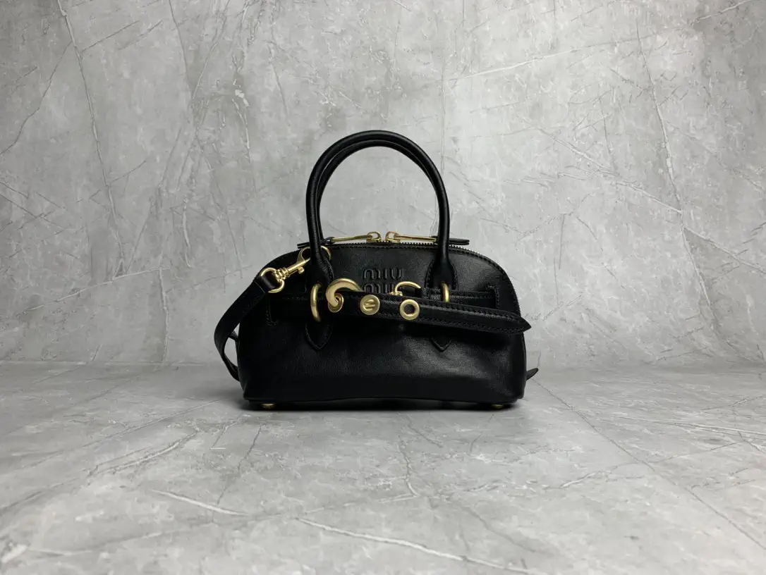 Miu Miu Mini Leather Top Handle Bag image 1