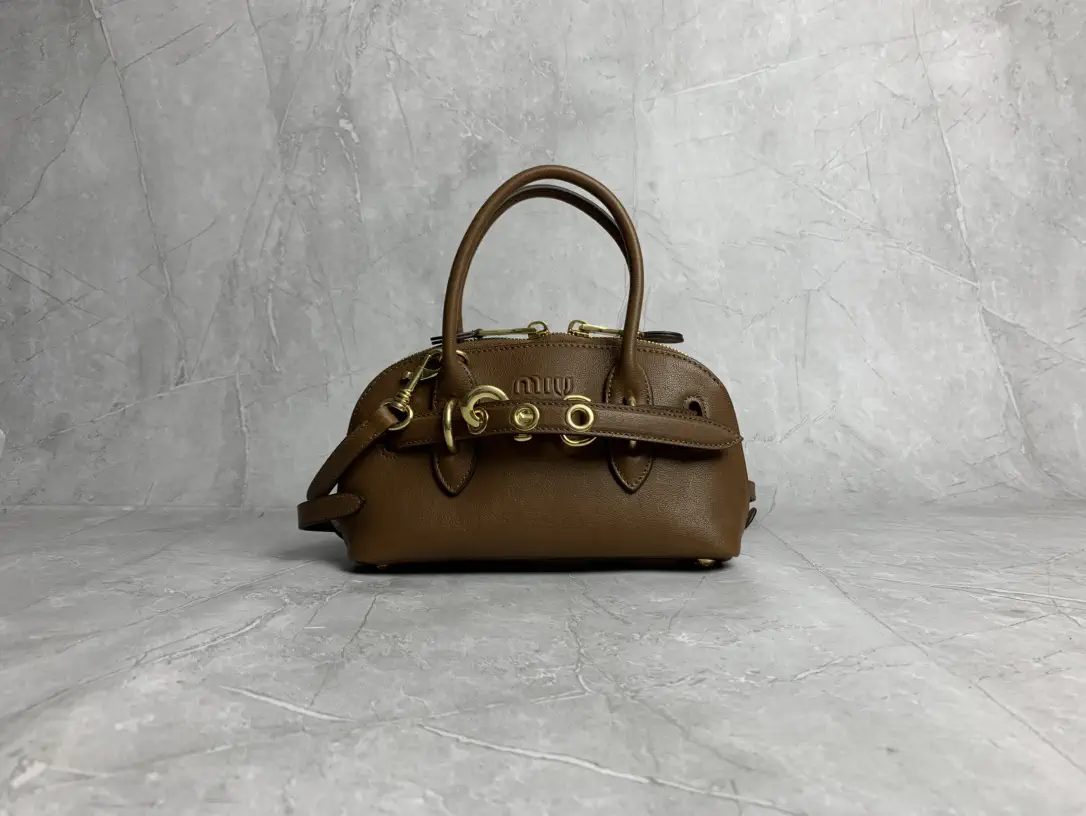 Miu Miu Mini Leather Top Handle Bag image 1