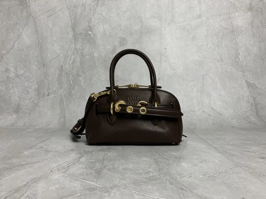 Miu Miu Mini Leather Top Handle Bag image 1