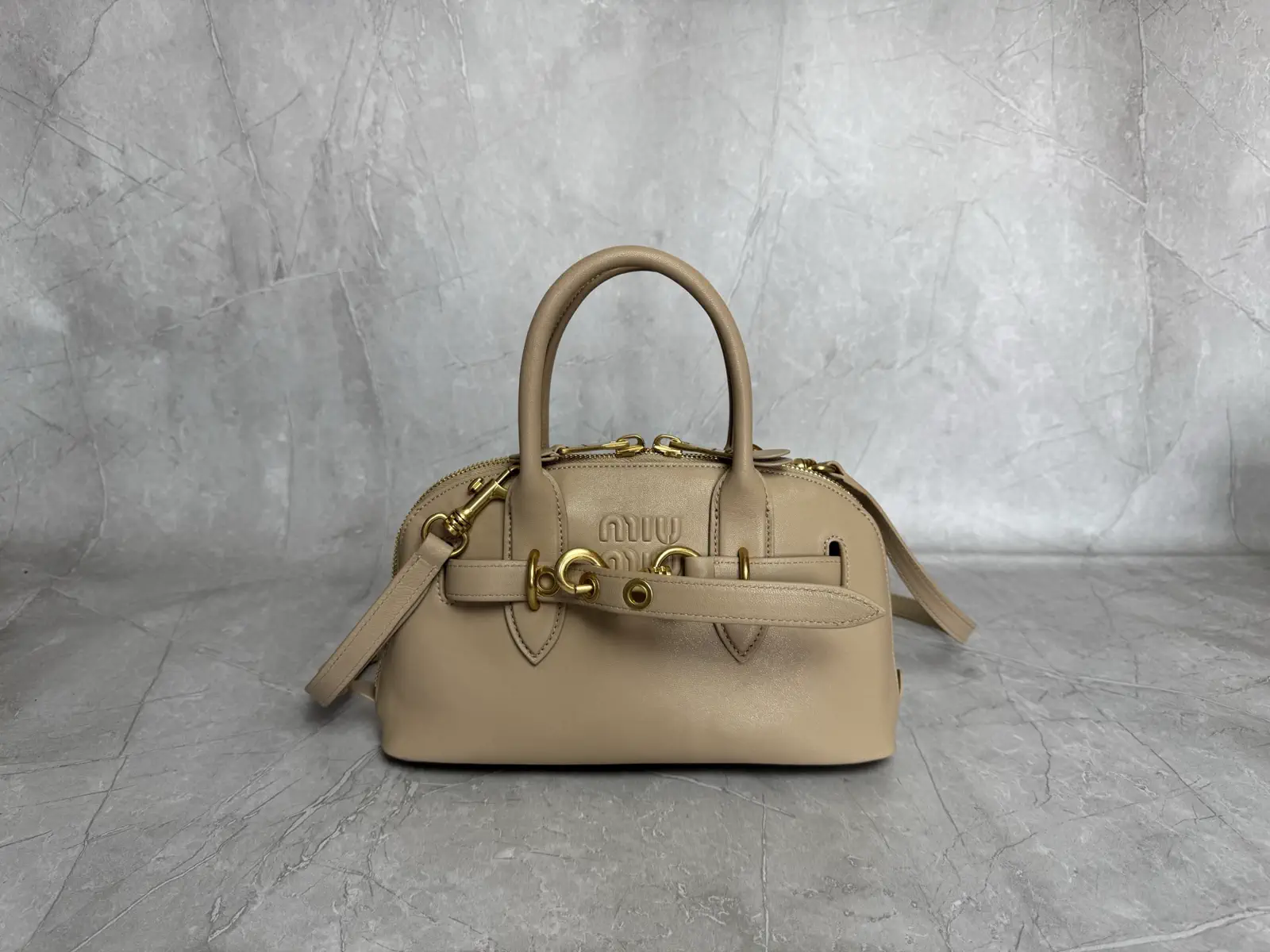 Miu Miu Leather Top Handle Bag image 1