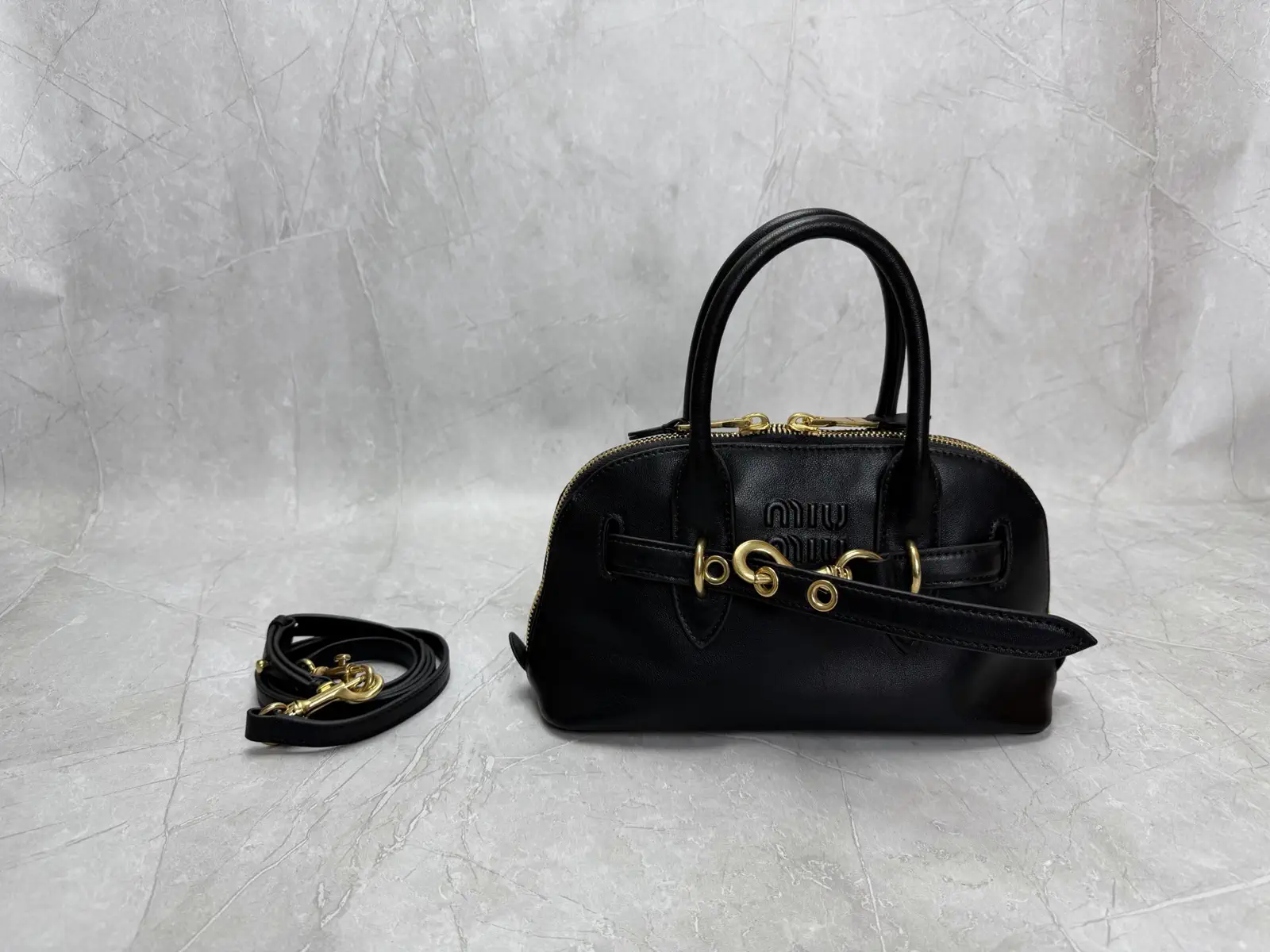 Miu Miu Leather Top Handle Bag image 1