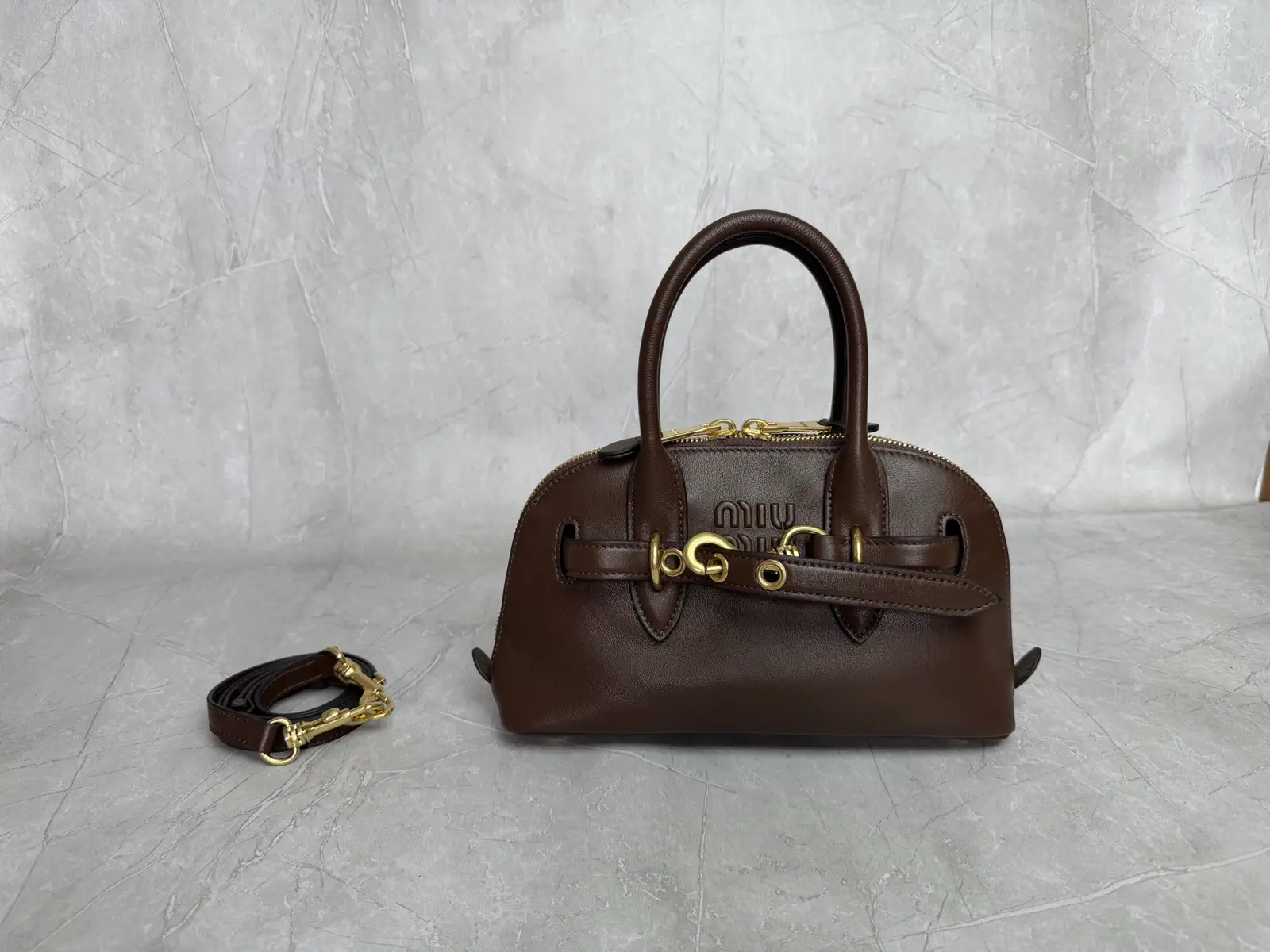Miu Miu Leather Top Handle Bag image 1