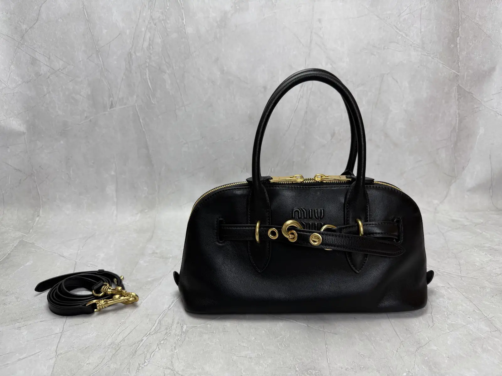 Miu Miu Leather Top Handle Bag image 1