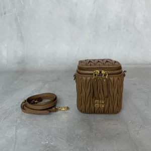 Miu Miu Quilted Mini Crossbody Cosmetic Bag image 1
