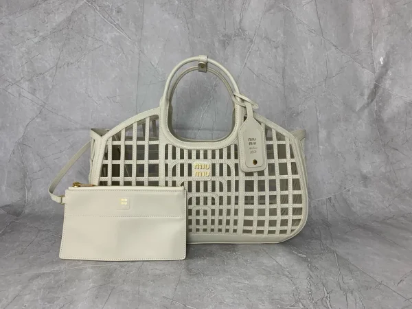 Miu Miu Grid Cutout Top Handle Bag image 1