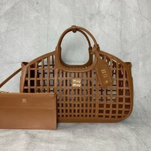 Miu Miu Grid Cutout Top Handle Bag image 1