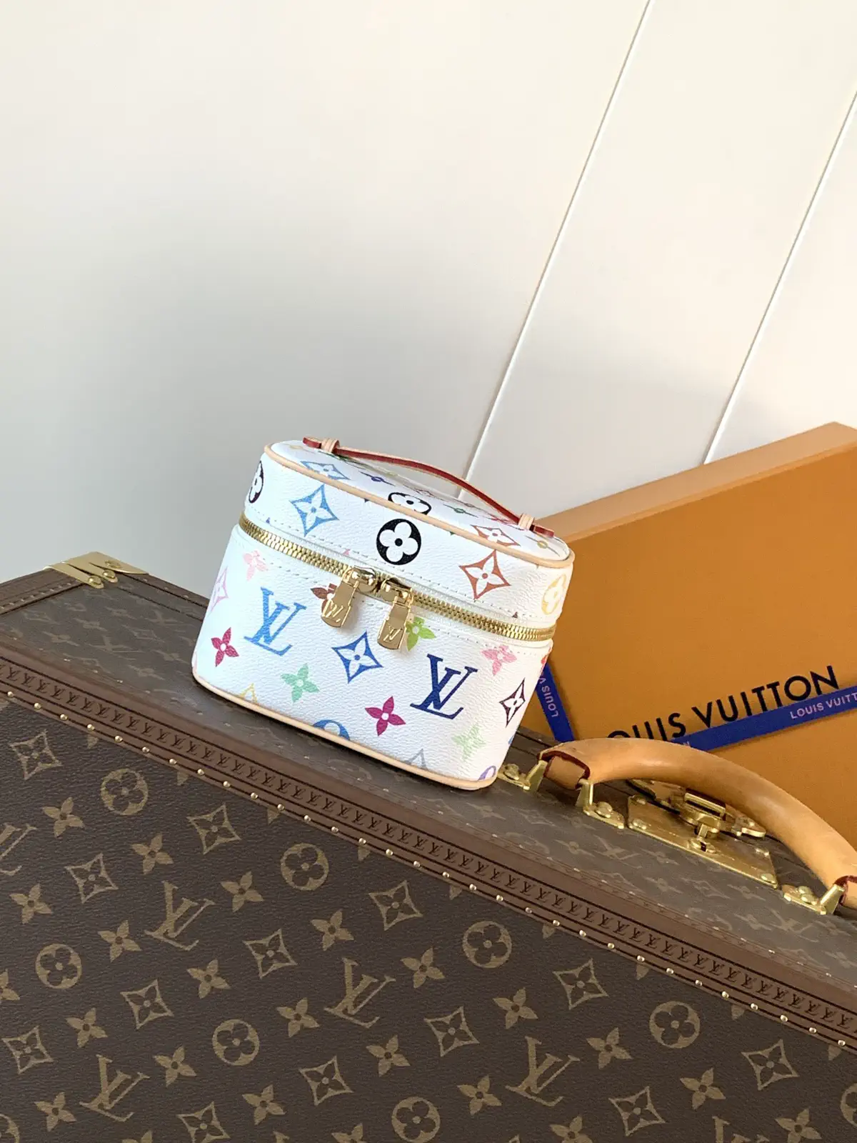 Louis Vuitton Nice Nano Monogram Multicolore Cosmetic Bag image 1