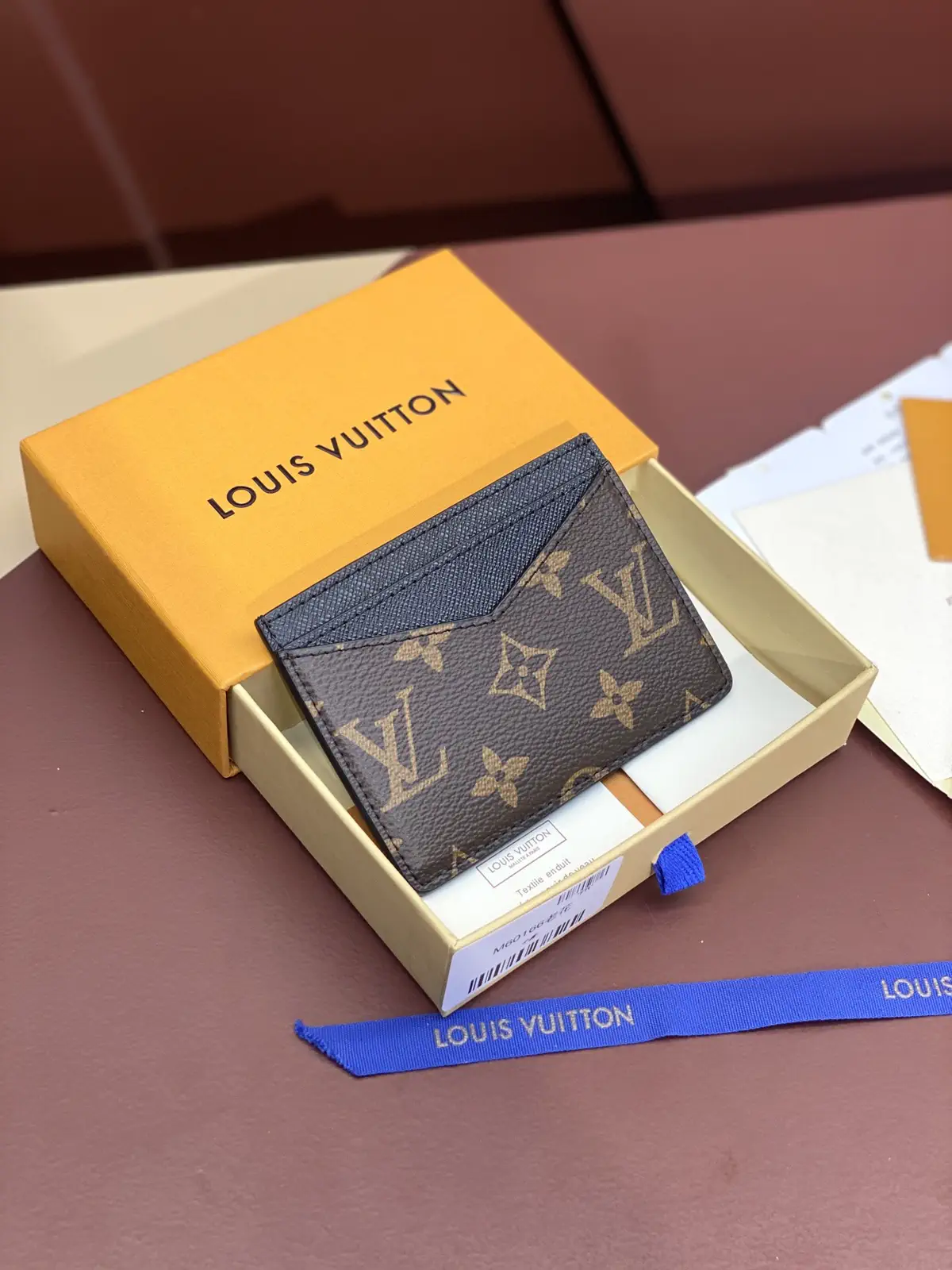 Louis Vuitton Monogram Macassar Canvas Neo Card Holder image 1