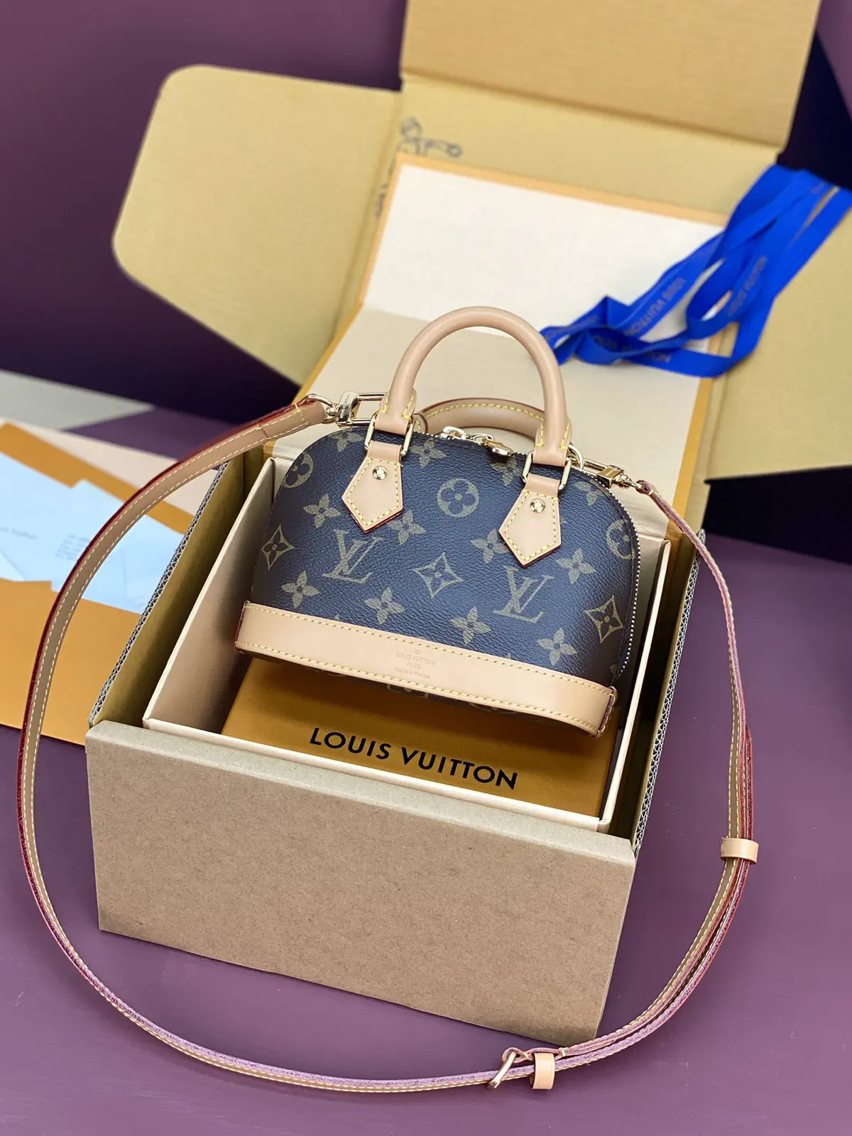 Louis Vuitton Monogram Nano Alma Top Handle Bag image 1