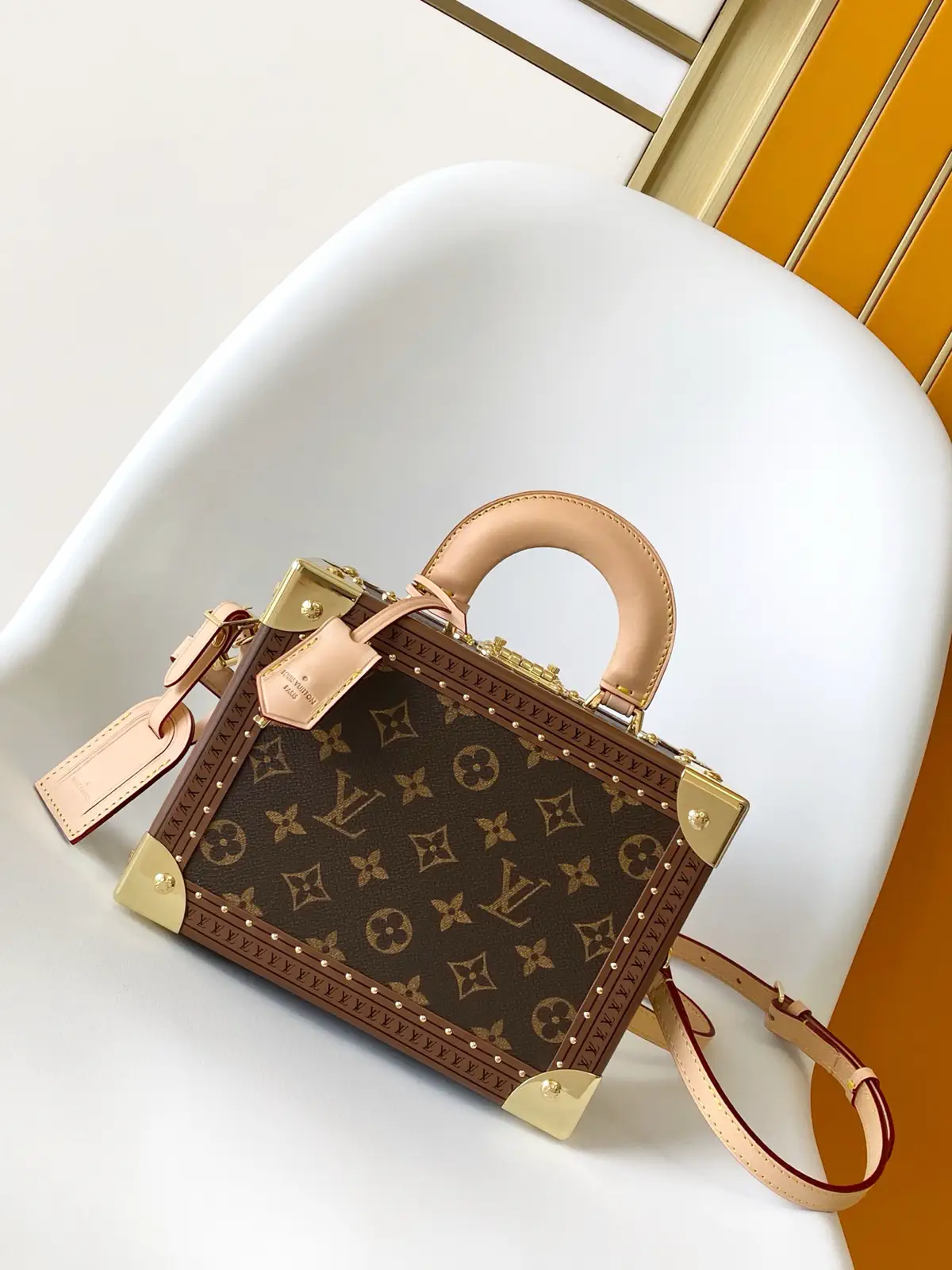 Louis Vuitton Monogram Valisette Trésor Top Handle Bag image 1