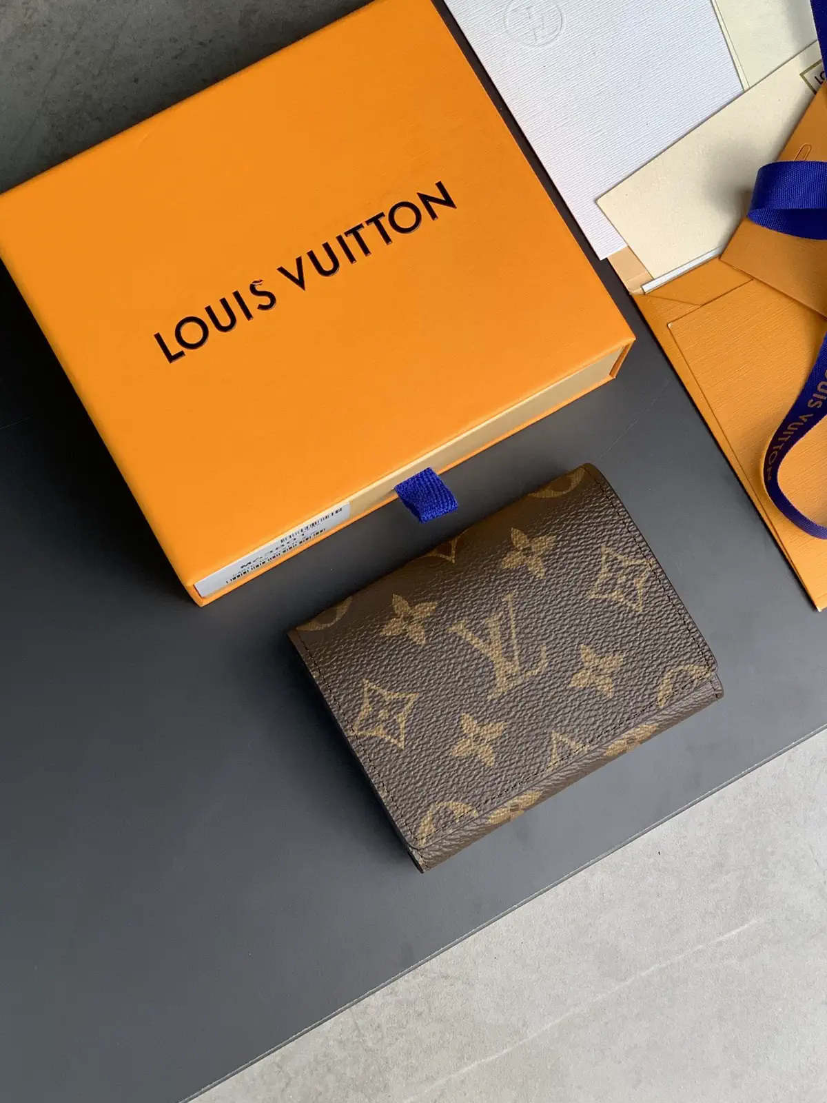 Louis Vuitton Monogram Enveloppe Carte de Visite Card Holder image 1