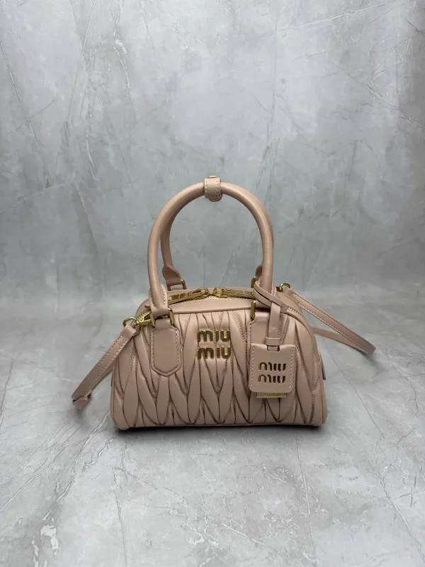 Miu Miu Quilted Top Handle Crossbody Bag image 1