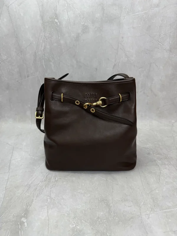 Miu Miu Leather Bucket Bag image 1