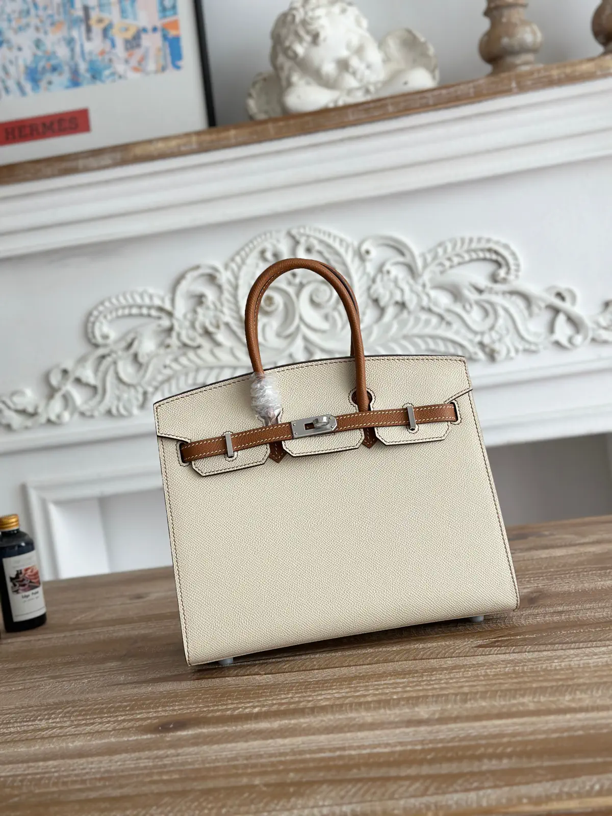 Hermès Two-Tone Top Handle Bag image 1