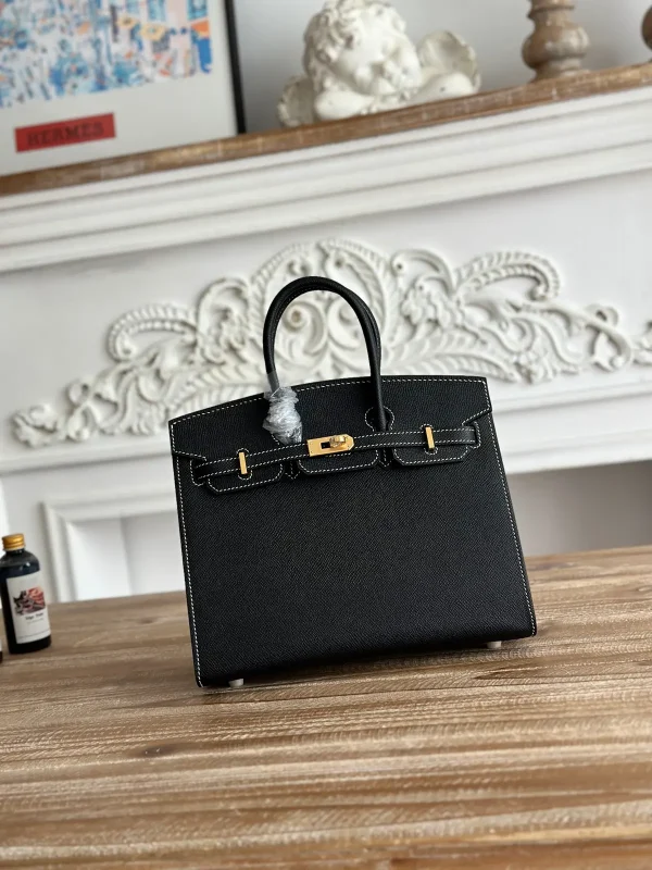 Hermès Black Top Handle Bag image 1