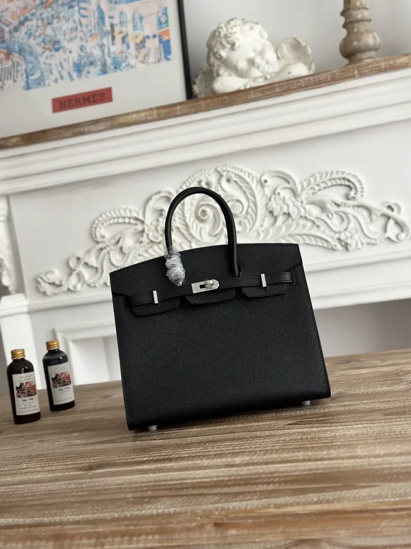 Hermès Black Top Handle Bag image 1