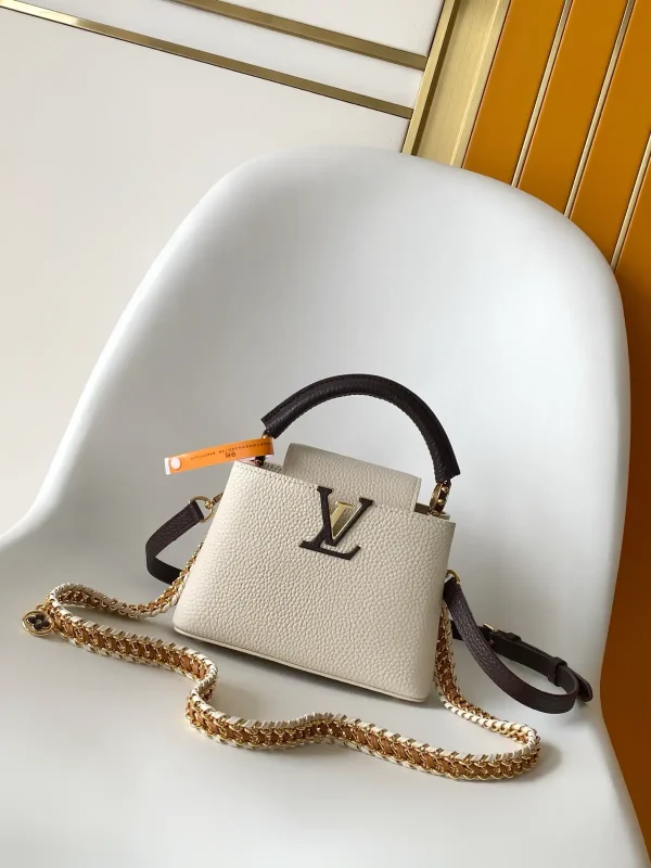Louis Vuitton Capucines Mini Taurillon Leather Top Handle Bag image 1