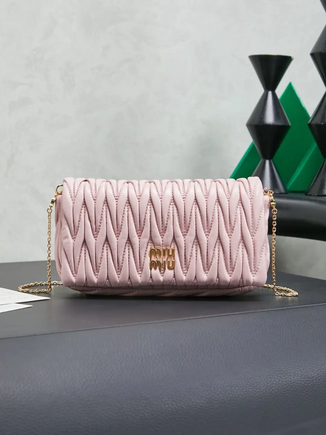 Miu Miu Quilted Chain Crossbody Bag image 1