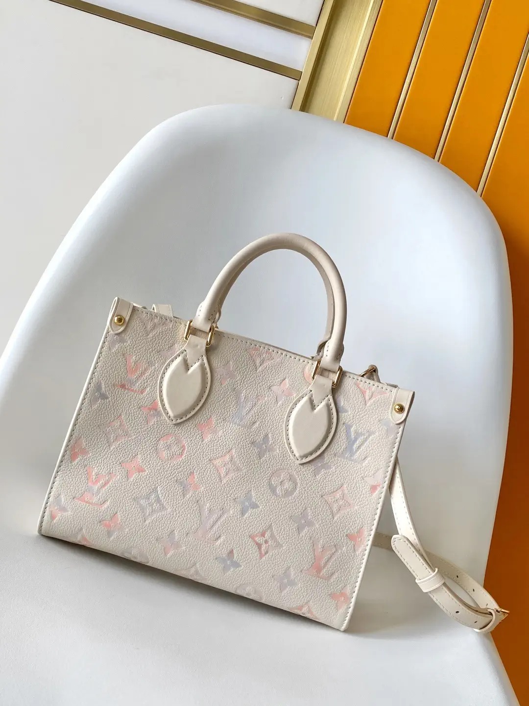 Louis Vuitton OnTheGo Small Monogram Empreinte Leather Tote Bag image 1
