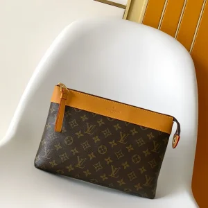 Louis Vuitton Monogram Pochette Voyage Souple Clutch image 1