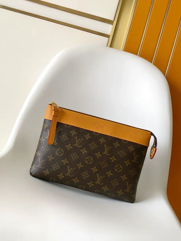 Louis Vuitton Monogram Pochette Voyage Souple Clutch image 1