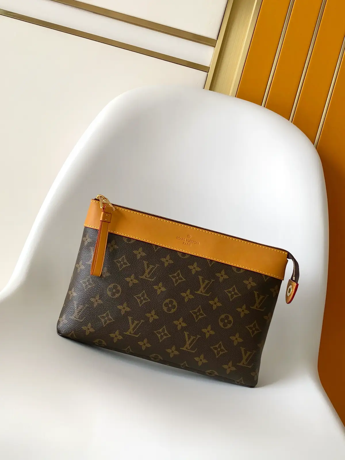 Louis Vuitton Monogram Pochette Voyage Souple Clutch image 1