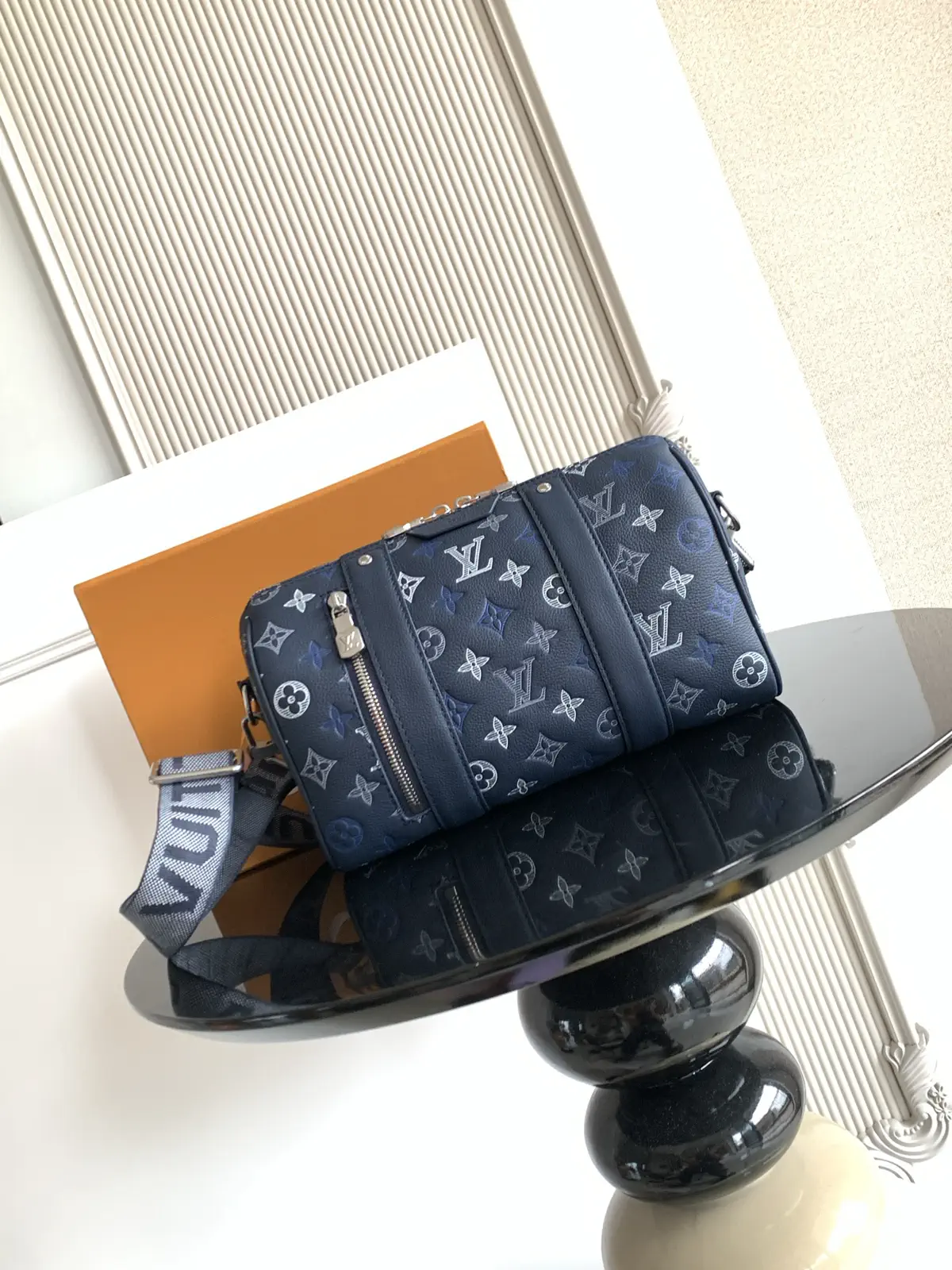 Louis Vuitton Navy Monogram Crossbody Bag image 1