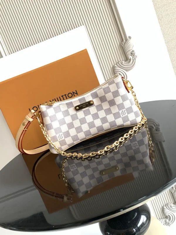 Louis Vuitton Damier Azur Chain Shoulder Bag image 1