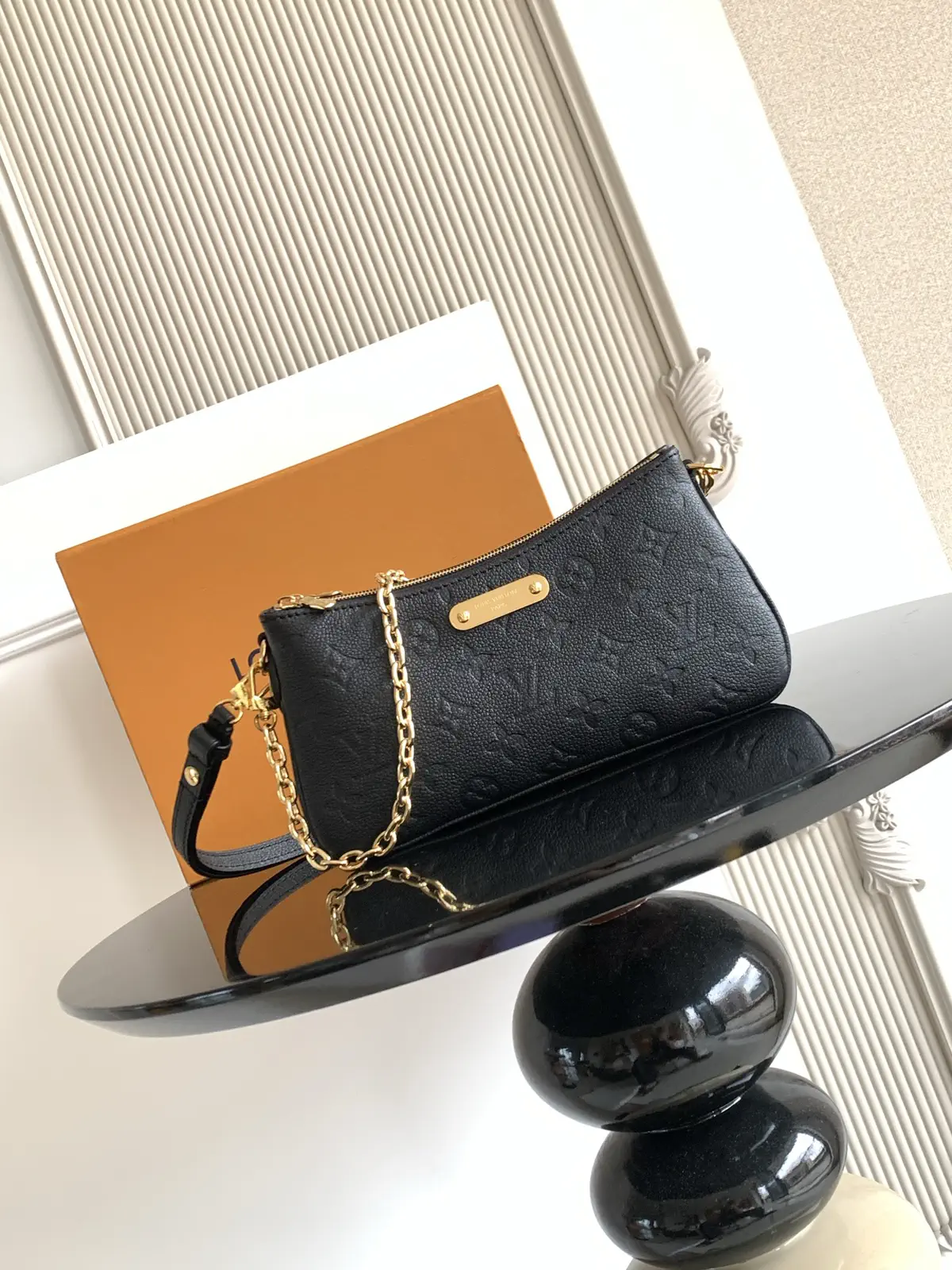 Louis Vuitton Black Monogram Shoulder Bag image 1