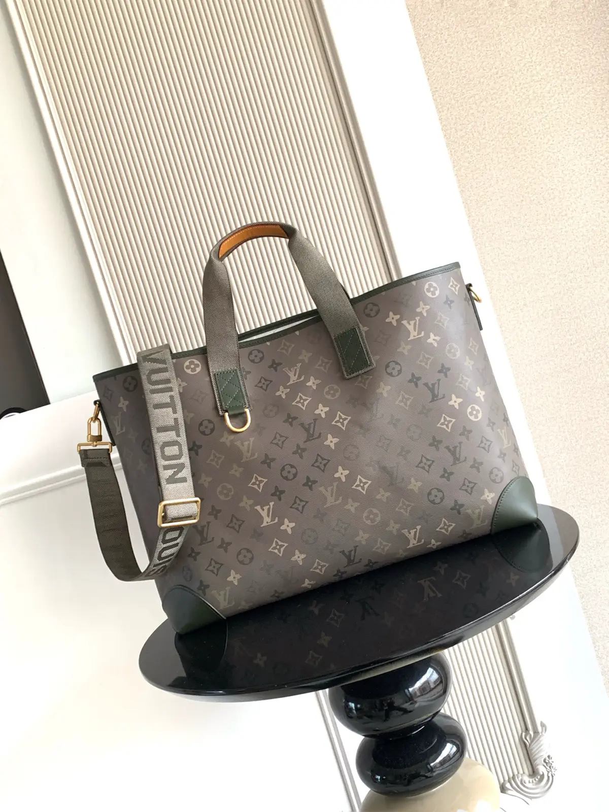 Louis Vuitton Monogram Tote Bag with Shoulder Strap image 1
