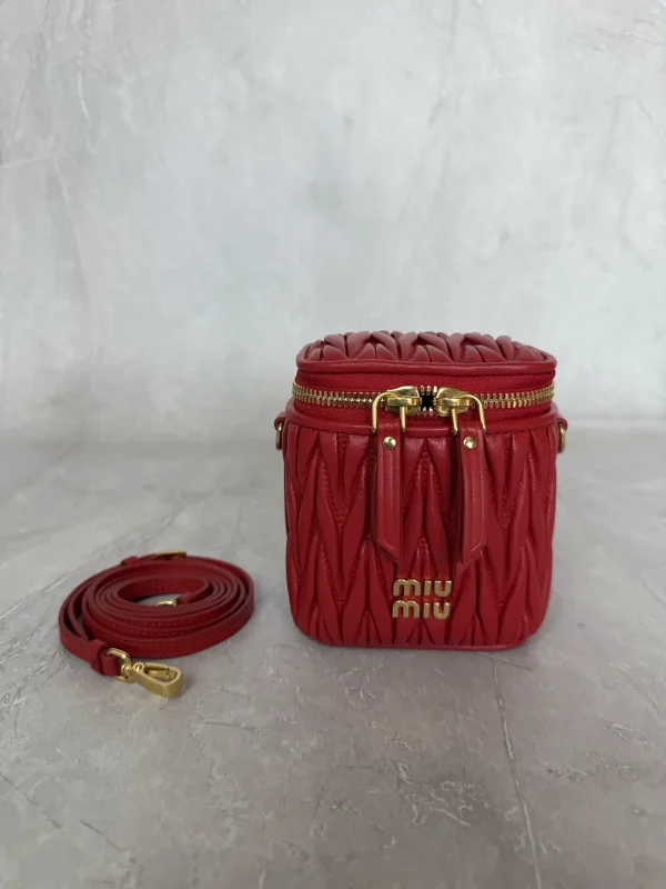 Miu Miu Quilted Mini Cosmetic Crossbody Bag image 1