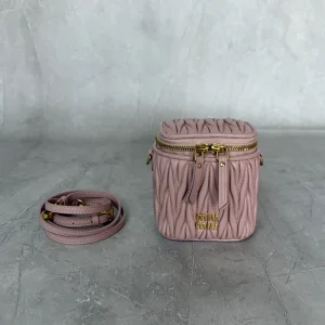 Miu Miu Quilted Mini Crossbody Cosmetic Bag image 1