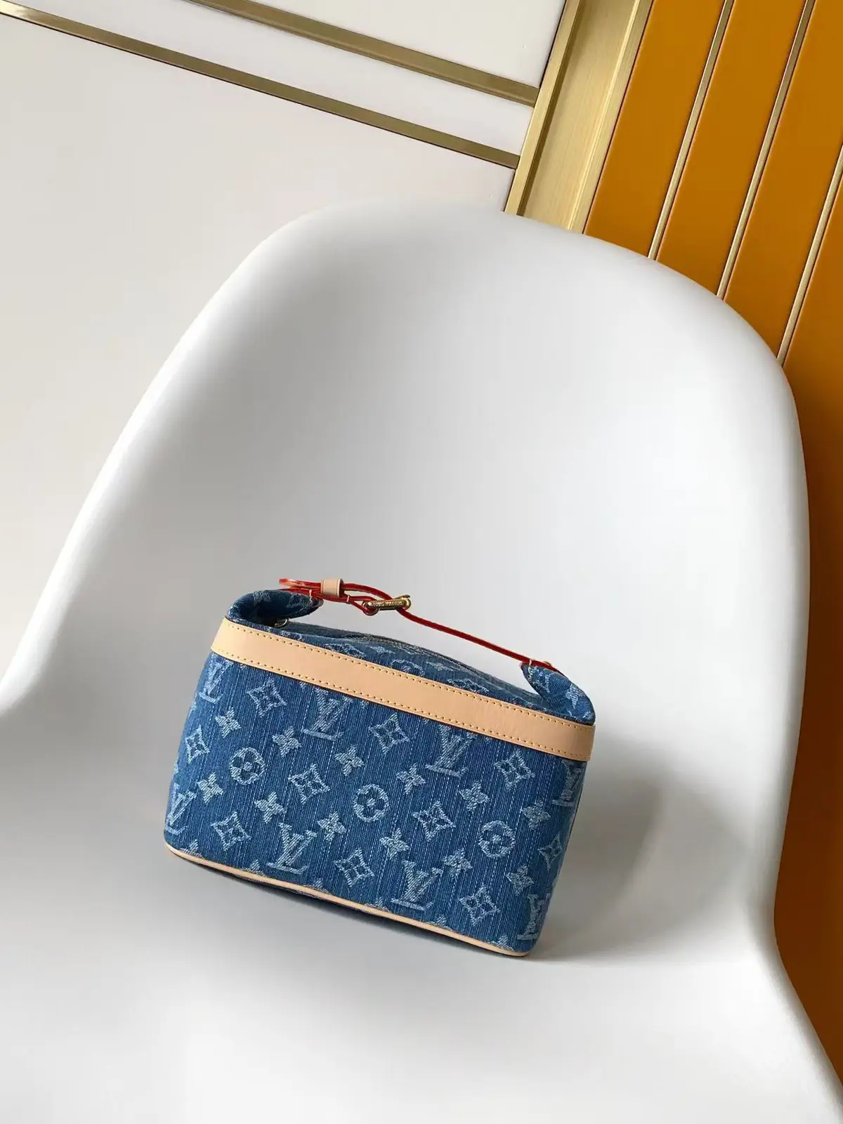 Louis Vuitton Monogram Denim Cruiser Cosmetic Bag image 1