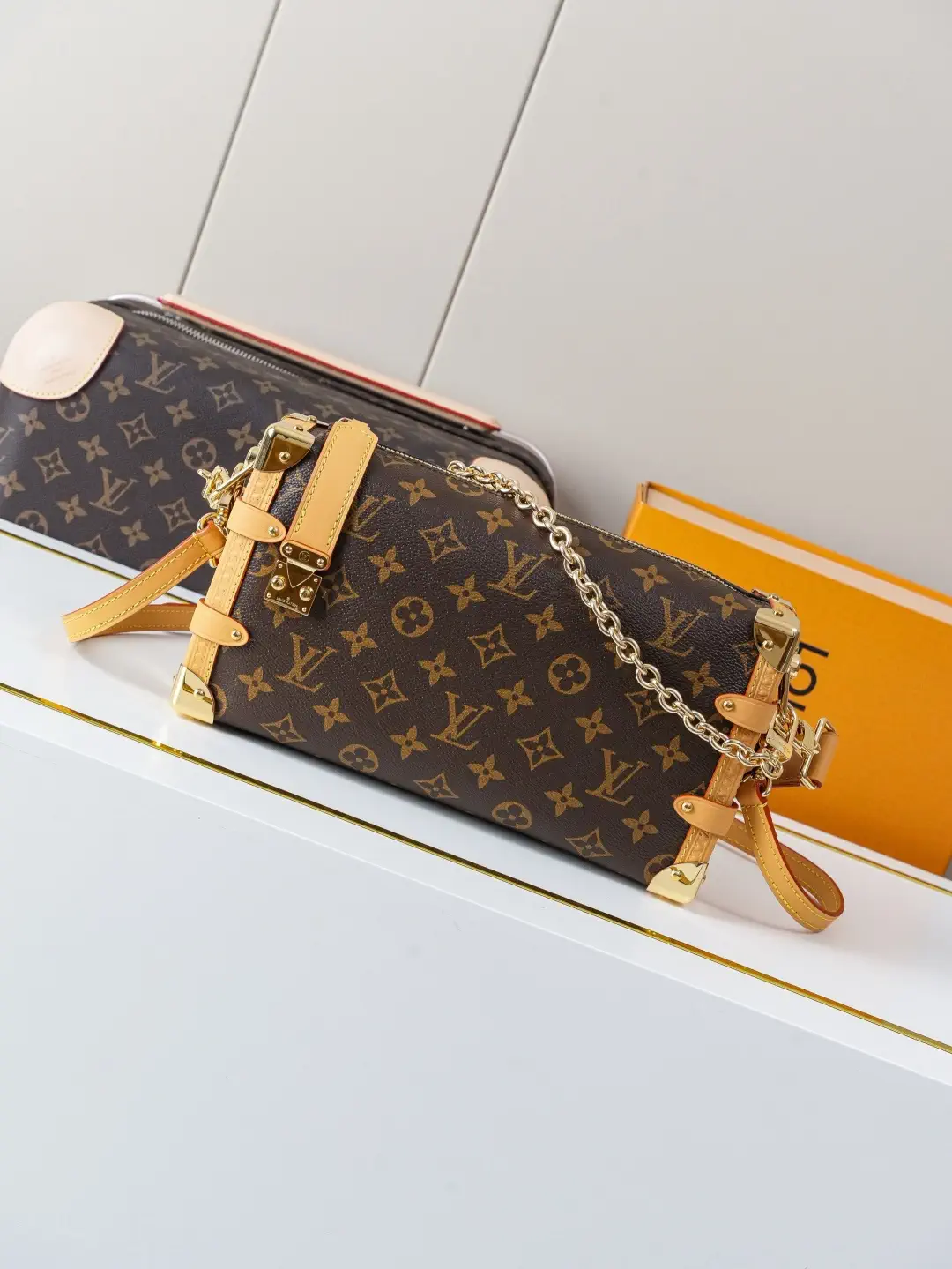 Louis Vuitton Side Trunk Monogram Canvas Bag image 1