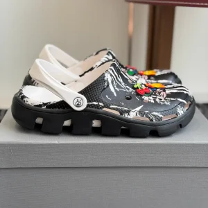 Unisex Graphic Clogs with Decorative Charms image 1