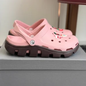 Unisex Platform Clog Shoes with Decorative Charms image 1