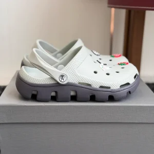 Unisex Platform Clog Shoes with DIY Charms image 1