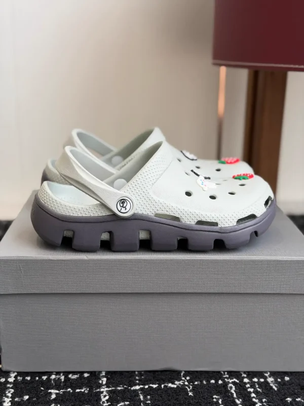 Unisex Platform Clog Shoes with DIY Charms image 1