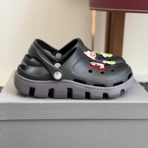 Unisex Platform Clog Shoes with Decorative Charms image 1