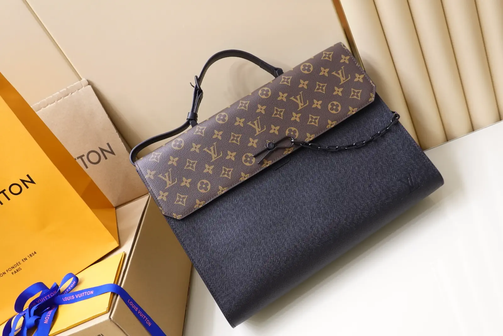 Louis Vuitton Robusto Briefcase with Monogram Flap image 1