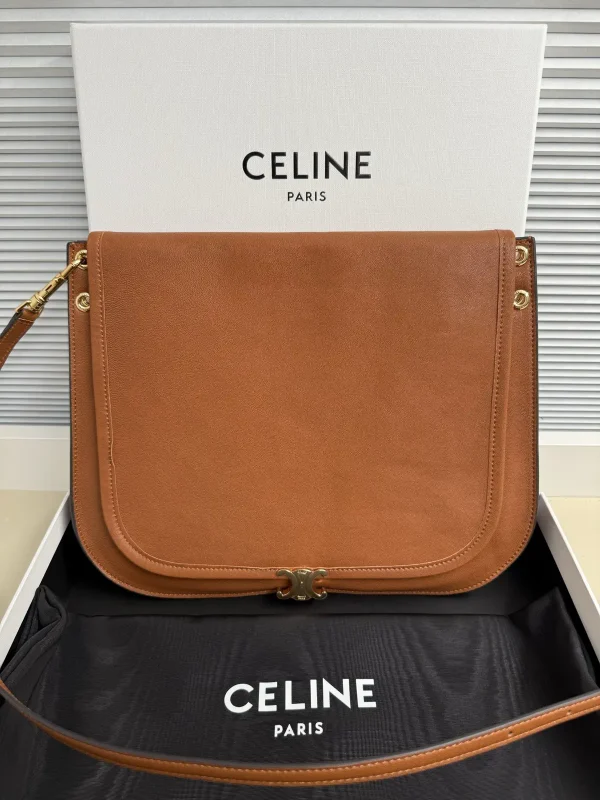 CELINE Soft Triomphe Besace Shoulder Bag image 1