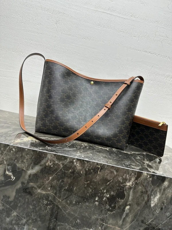 CELINE Monogram Soft Shopper Shoulder Bag image 1