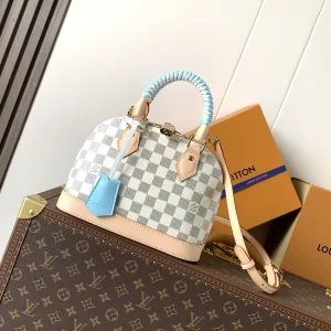 Louis Vuitton Alma BB Damier Azur Top Handle Bag image 1