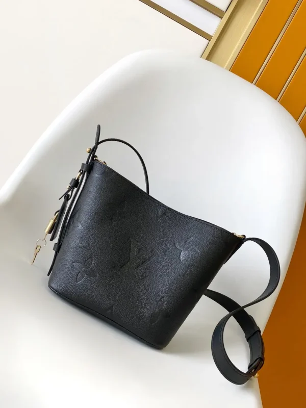Louis Vuitton Black Monogram Bucket Bag image 1